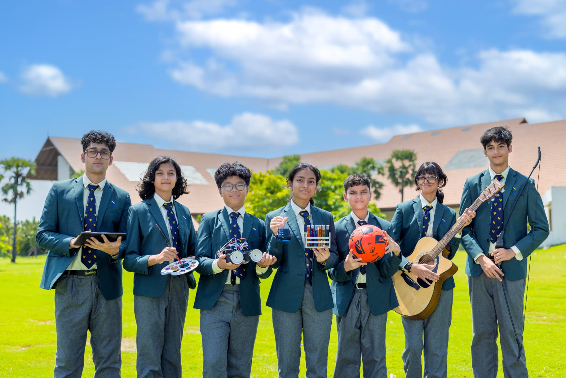 VIS students with their academic and activity interests